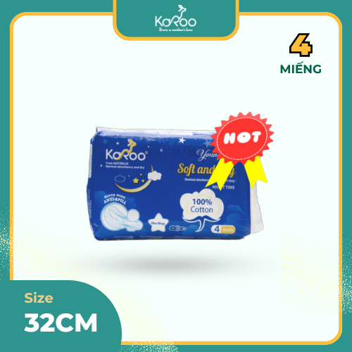Băng vệ sinh ban đêm bao nhiêu cm?