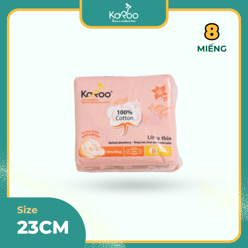 Băng vệ sinh ban ngày bao nhiêu cm?