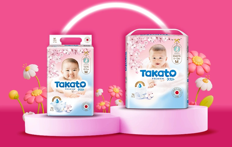 Review bỉm dùng ban đêm cho bé - Bỉm Takato